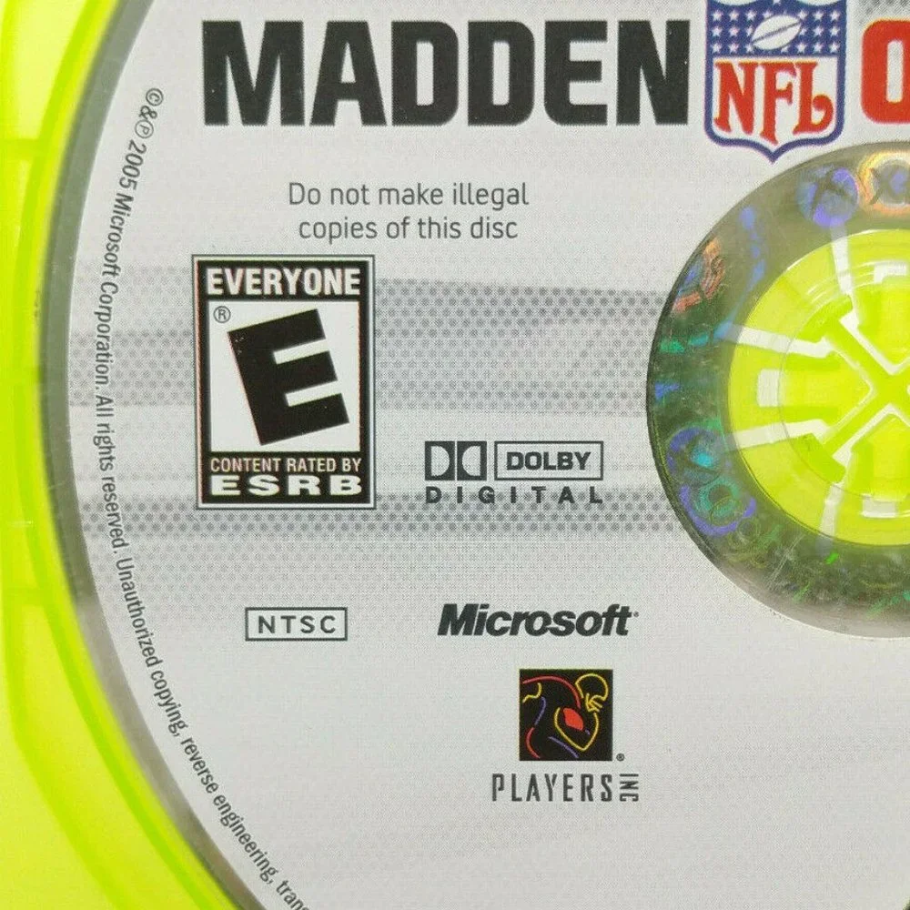 Madden NFL 07 (Microsoft Xbox 360, 2006) DISC ONLY Video Game 5041E1M